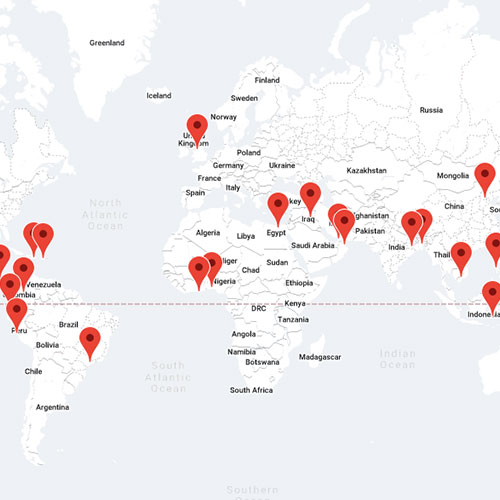 DISTRIBUIDORES POR LOCALIZACIÓN